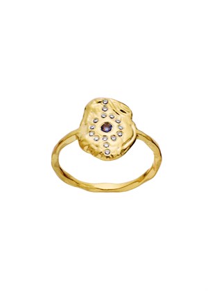 Enya ring Forgyldt Maanesten